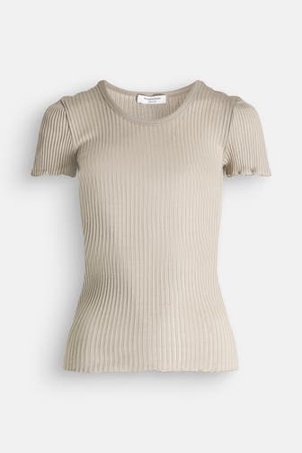 ROSEMUNDE Seidenmix-Shirt oliv