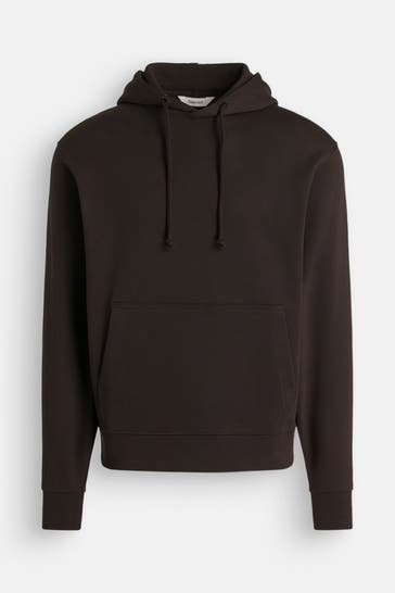 SELECTED Hoodie dunkelbraun
