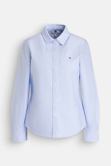 TOMMY HILFIGER Bluse hellblau
