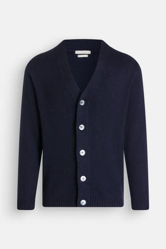 DANIELE FIESOLI Kaschmir-Jacke dunkelblau