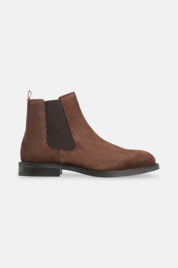HACKETT - Chelsea-Boots 'Mason' dunkelbraun