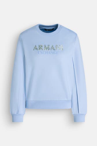 ARMANI EXCHANGE Sweatshirt hellblau