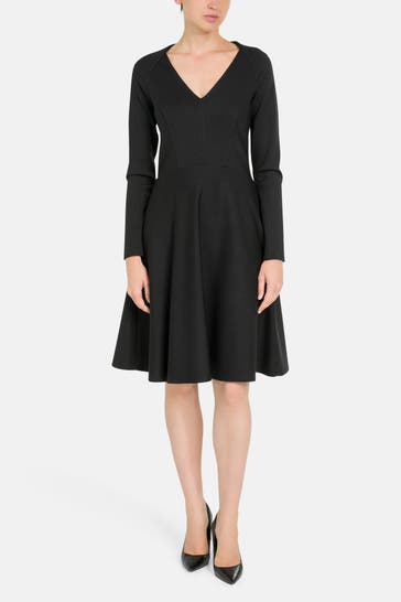 DKNY Midikleid schwarz