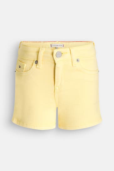TOMMY HILFIGER Jeansshorts 'Nora' gelb