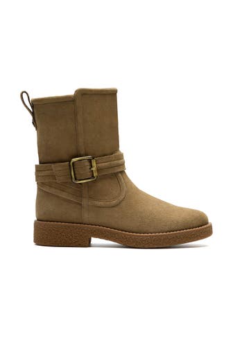 CLARKS Leder-Boots 'Nella Mid' Standard Fit