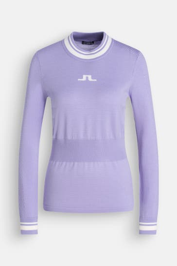 J.LINDEBERG SPORTSWEAR Strickpullover 'Bree' flieder