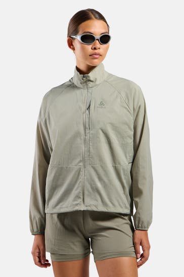 ODLO Funktionsjacke graugrün