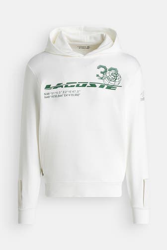 LACOSTE Hoodie weiß