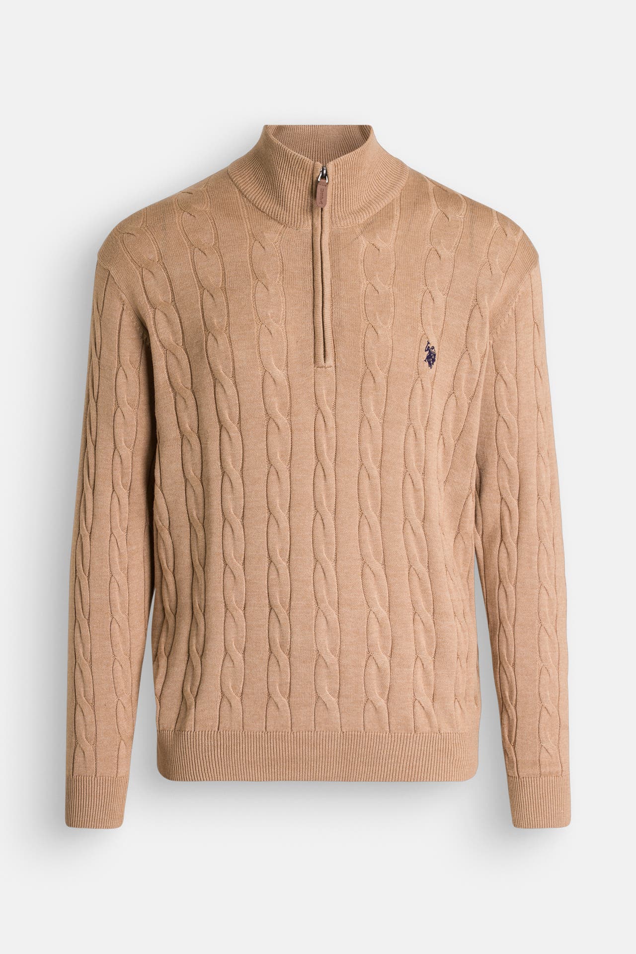 U.S. POLO ASSN. Stricktroyer hellbraun, Bild 1