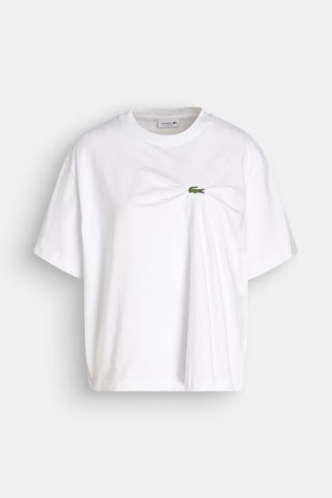 LACOSTE T-Shirt weiß
