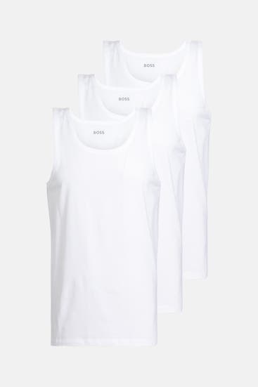 BOSS - 3er-Pack Tank Top 'Experience' weiß