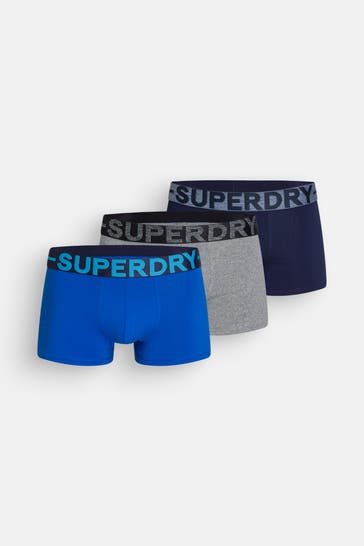 SUPERDRY 3er-Pack Boxer Trunks mehrfarbig