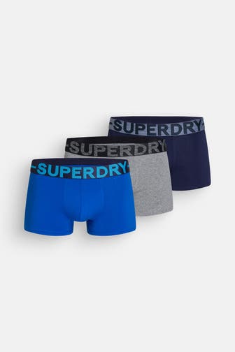 SUPERDRY 3er-Pack Boxer Trunks mehrfarbig