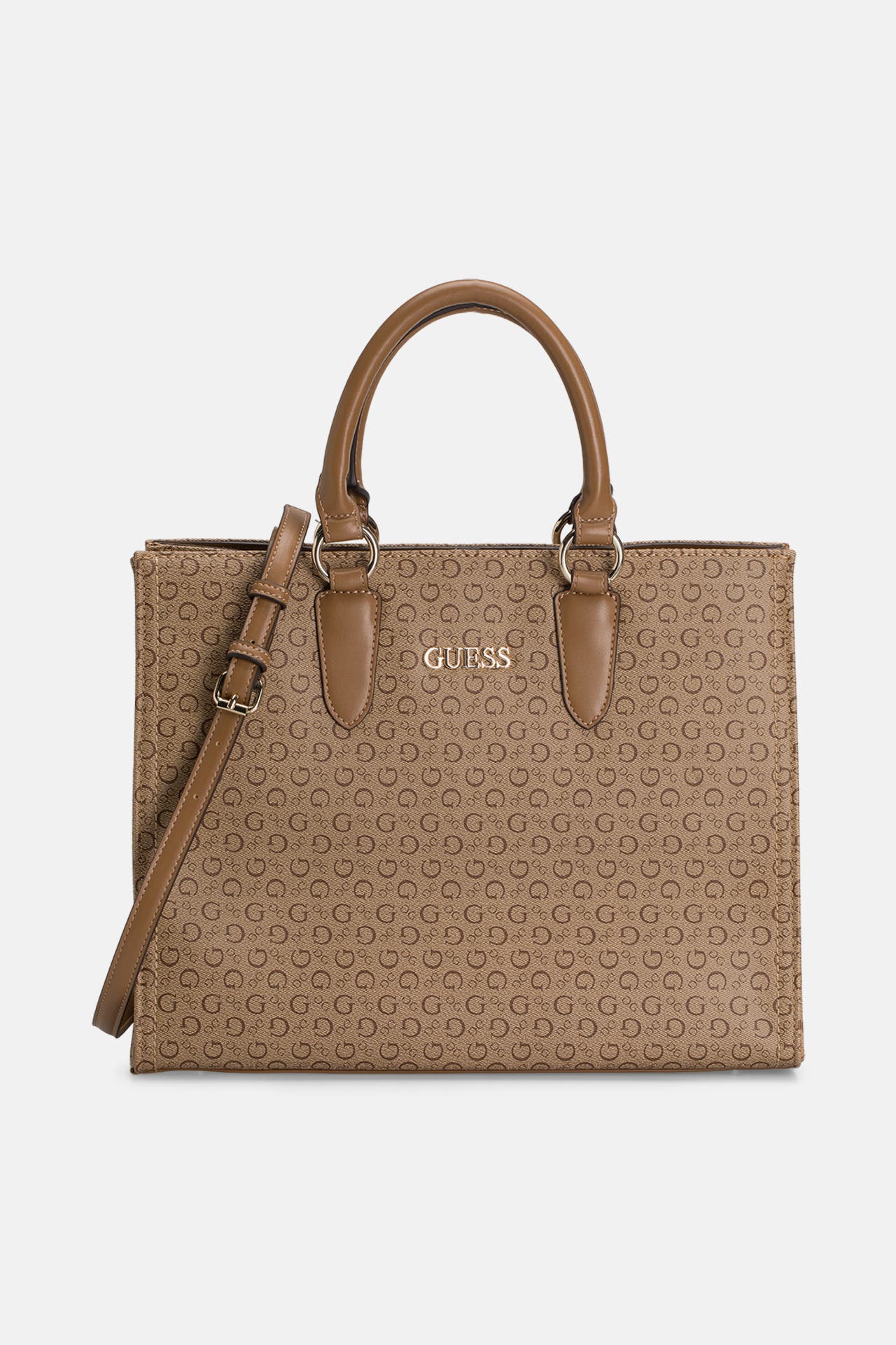 GUESS Shopper hellbraun logo, Bild 1