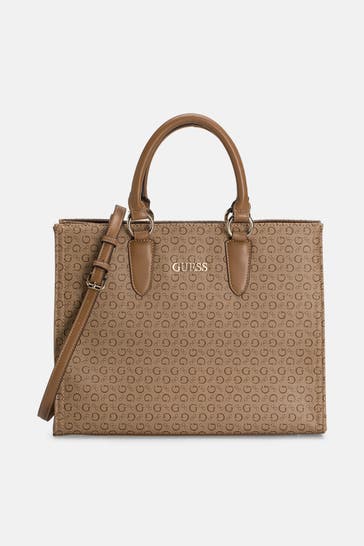GUESS Shopper hellbraun logo