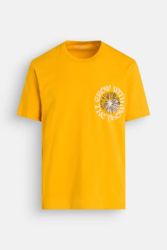 MARC O'POLO T-Shirt sonnengelb