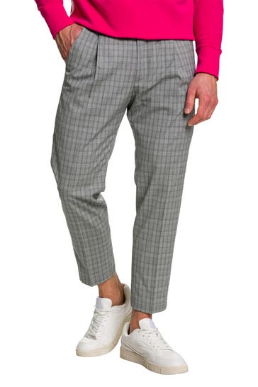 DRYKORN Stoffhose 'Chasy' grau kariert