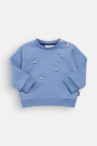 SANETTA Sweatshirt taubenblau