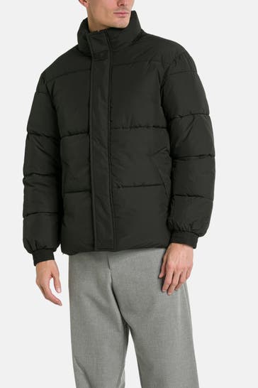 !SOLID Black Quilted Jacket