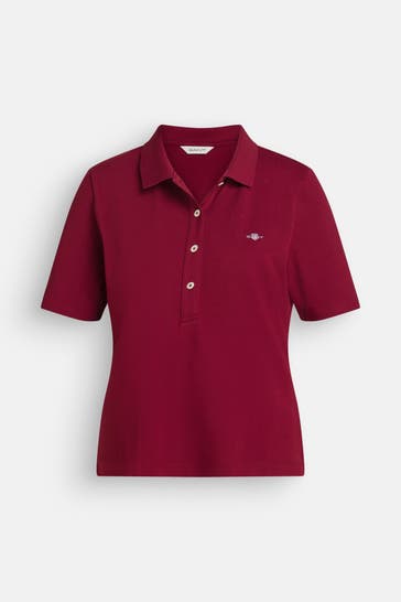 GANT Polo-Shirt burgunder