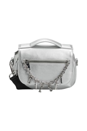 DIESEL Handtasche silber