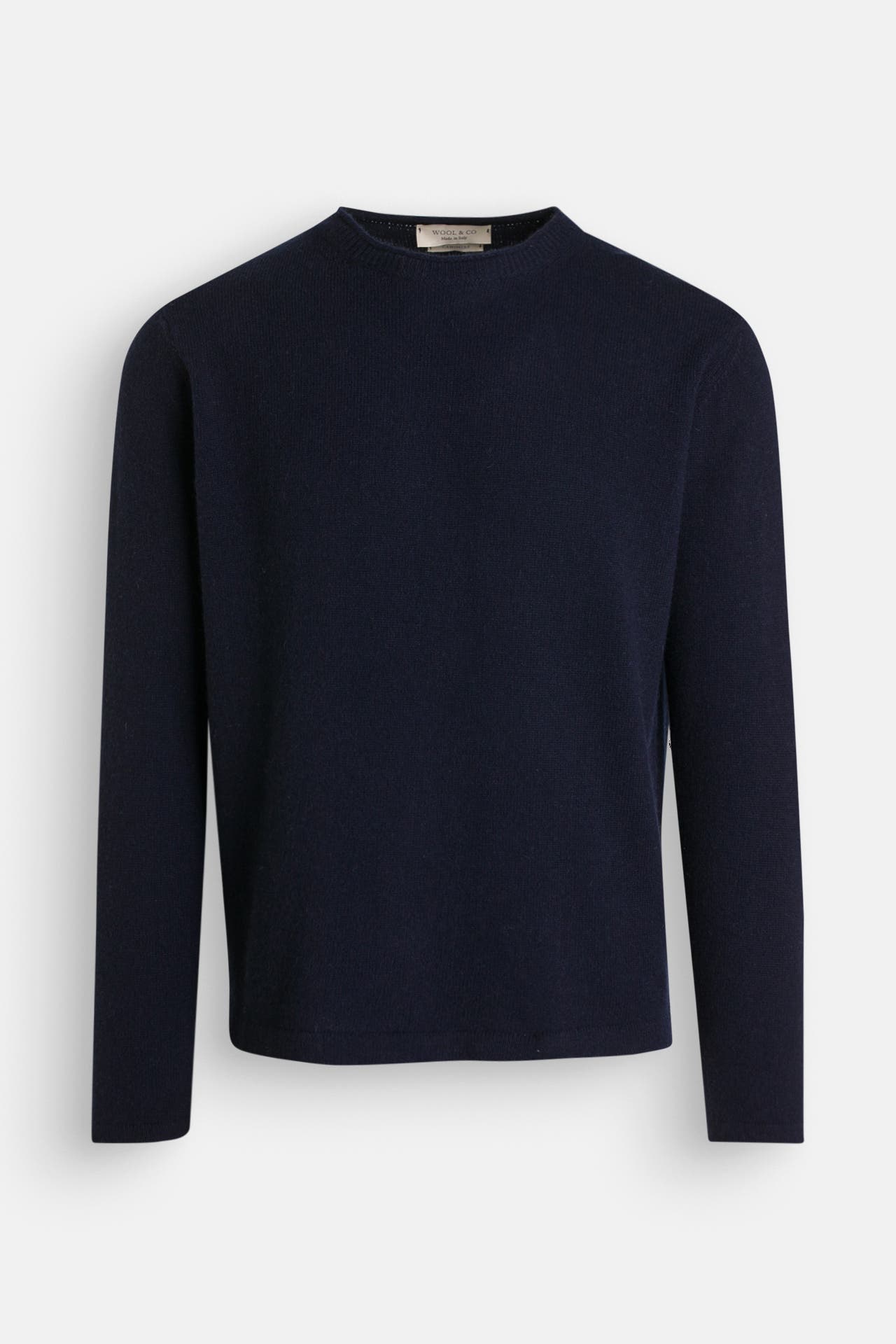 WOOL & CO Kaschmir-Strickpullover nachtblau, Bild 1