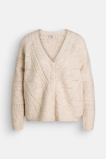 GUESS Strickpullover 'Amelia' beige