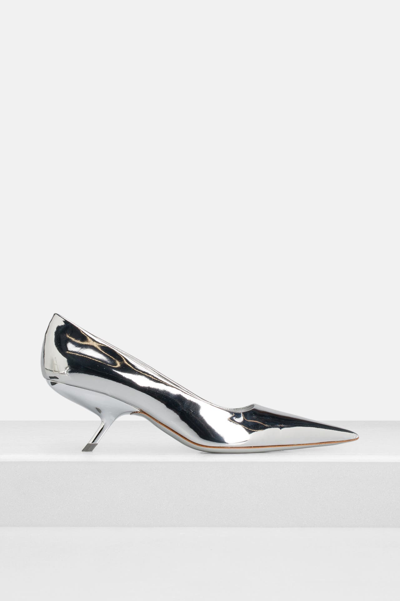 FERRAGAMO Pumps 'Eva' silber, Bild 1