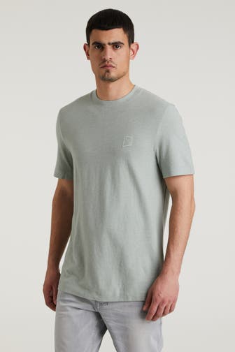 CHASIN' T-Shirt 'Brody Slub' blaugrün