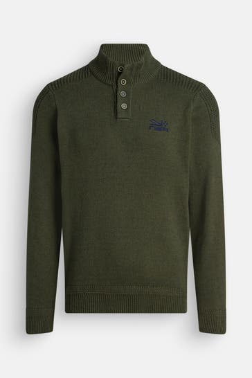 NEW ZEALAND AUCKLAND Strickpullover 'Bluelee' dunkelgrün