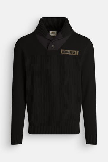 AERONAUTICA MILITARE Strickpullover schwarz