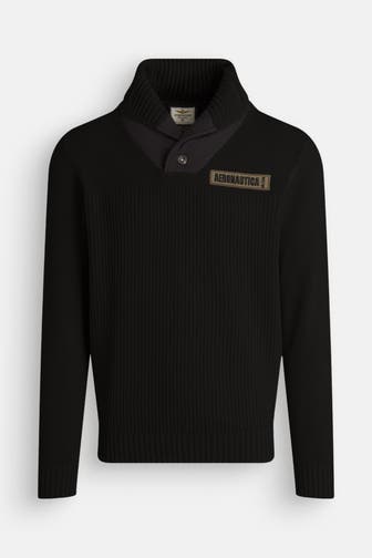 AERONAUTICA MILITARE Strickpullover schwarz