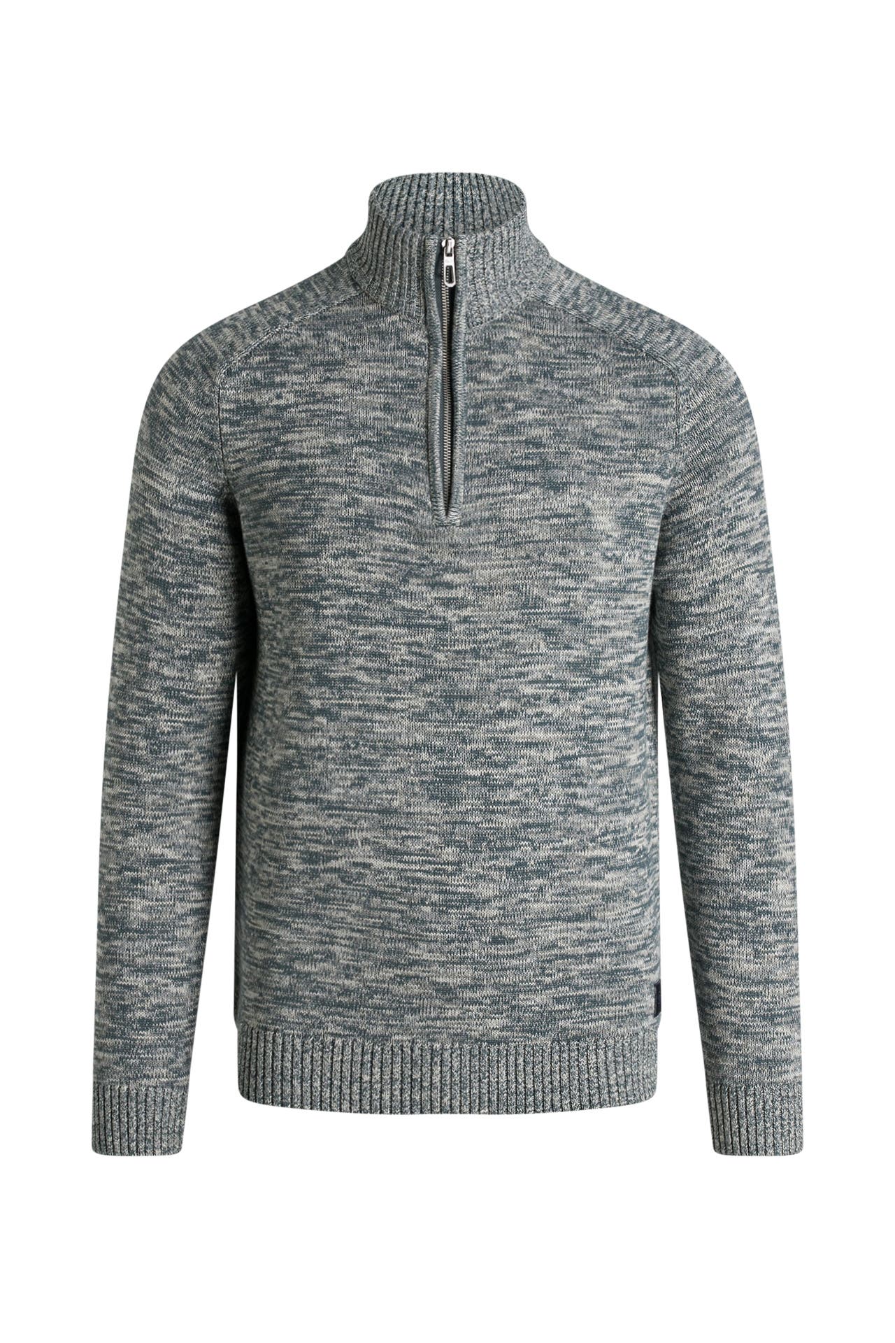 Maglione Natalizio Tom Tailor Uomo Con Colletto Alto E Motivo Jacquard Invernale