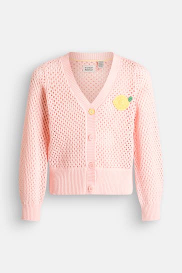 SCOTCH & SODA Strickjacke rosa