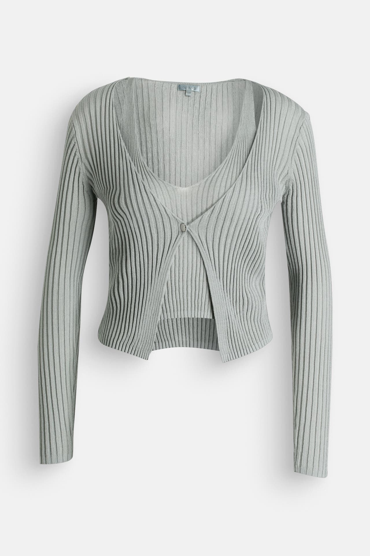 GUESS Strickjacke 'Reese' jade, Bild 1