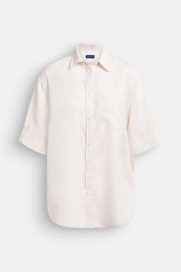 GANT Leinenbluse beige