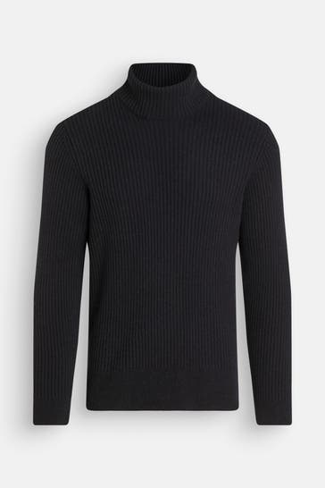 HOLZWEILER Rollkragenpullover 'Tony' schwarz