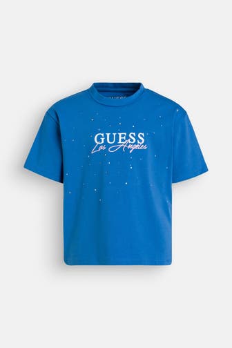 GUESS T-Shirt blau