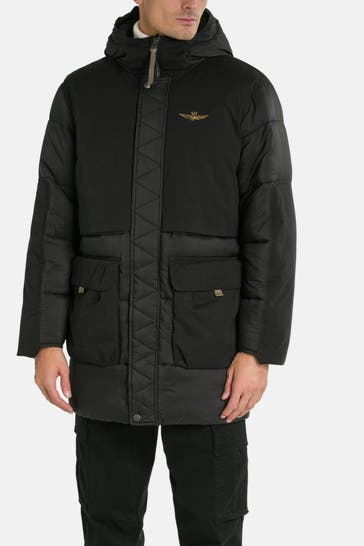 AERONAUTICA MILITARE Steppjacke 'Giubbotto' schwarz