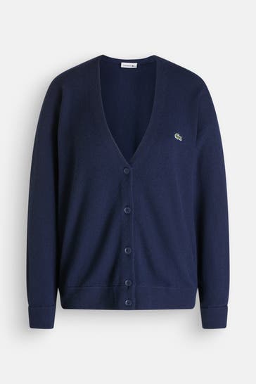 LACOSTE Wolljacke navy