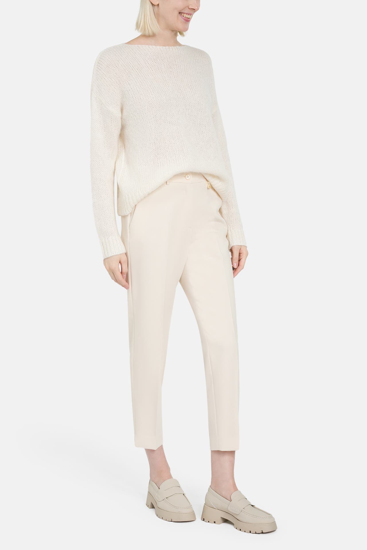JOOP! Stoffhose creme, Bild 1