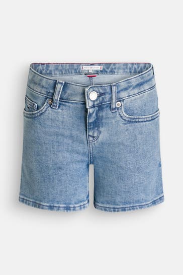 TOMMY HILFIGER Jeansshorts 'Nora' blau