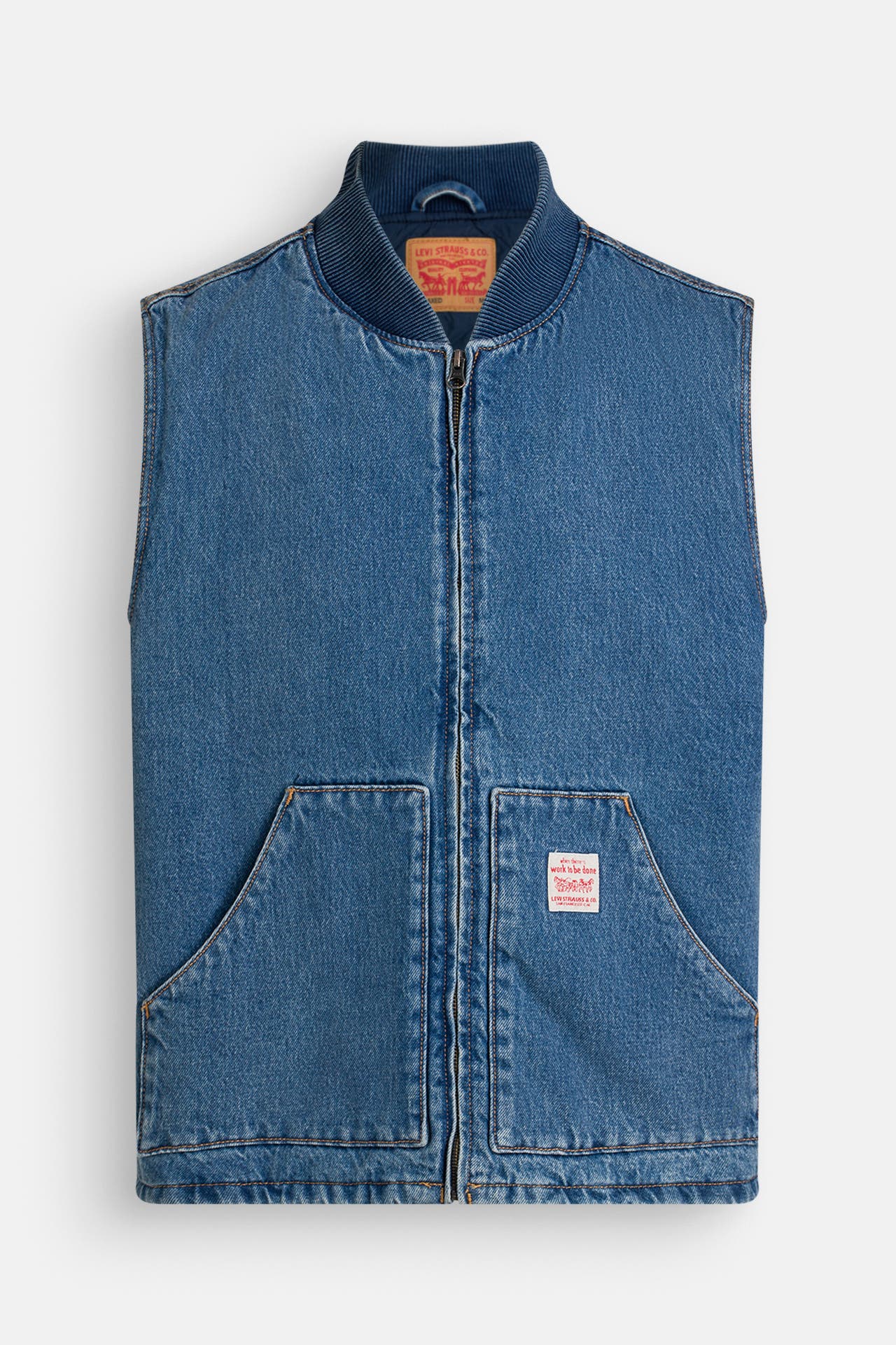 LEVI'S® Denim-Weste 'Sansome' blau, Bild 1