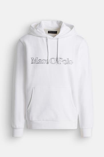 MARC O'POLO Hoodie weiß