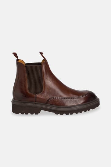 MELVIN & HAMILTON Chelsea-Boots 'Matteo 9' rotbraun