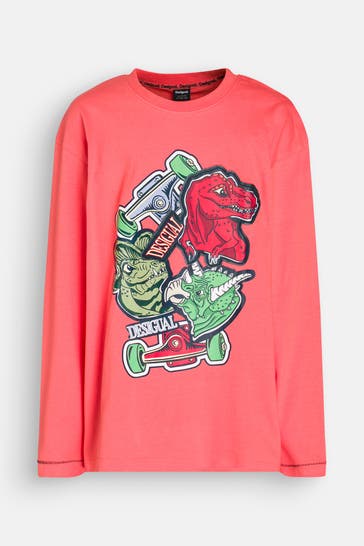 DESIGUAL Longsleeve 'Aquiles' orangerot