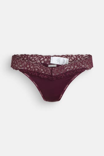 CK UNDERWEAR String aubergine