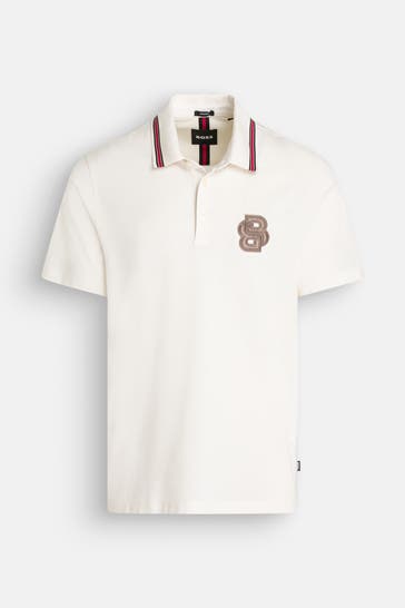BOSS Polo-Shirt 'C-Parris' ecru
