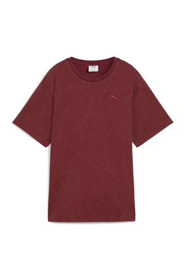 PUMA T-Shirt weinrot