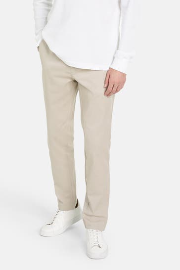 CALVIN KLEIN Stoffhose sand